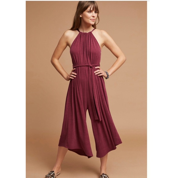 NWOT Wide Leg Halter Jumpsuit - Picture 1 of 9